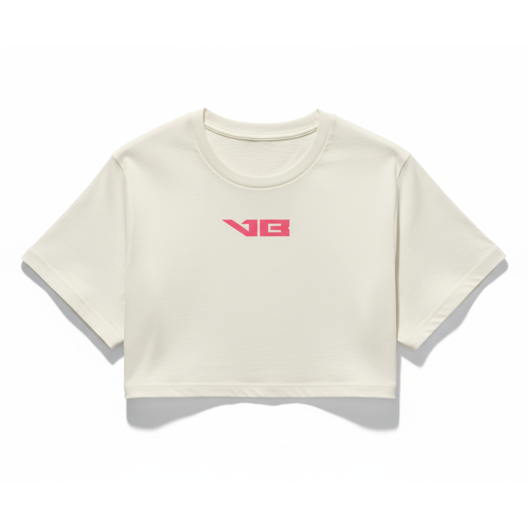 Camiseta Oversize Crop Mujer