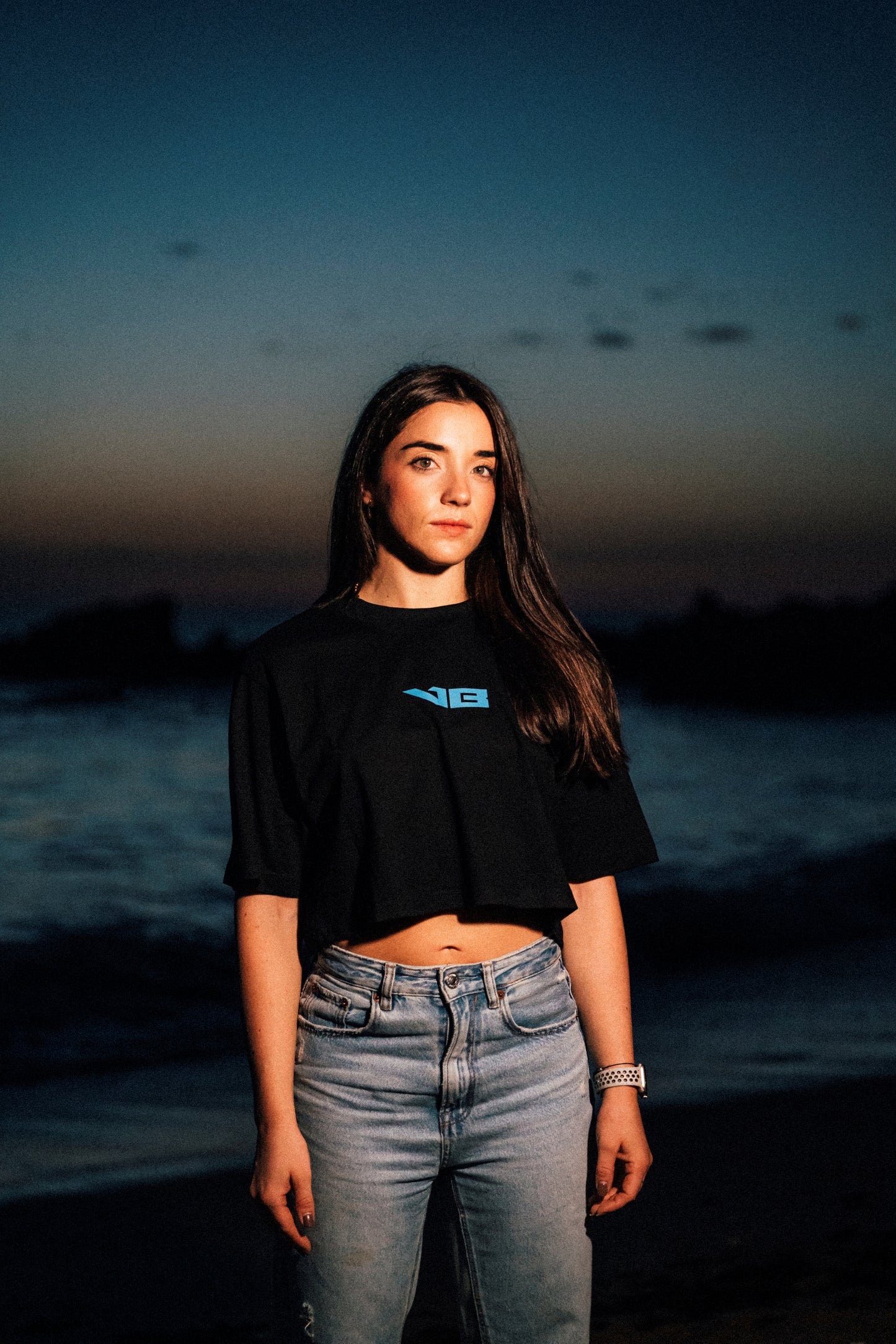 Camiseta Oversize Crop Mujer